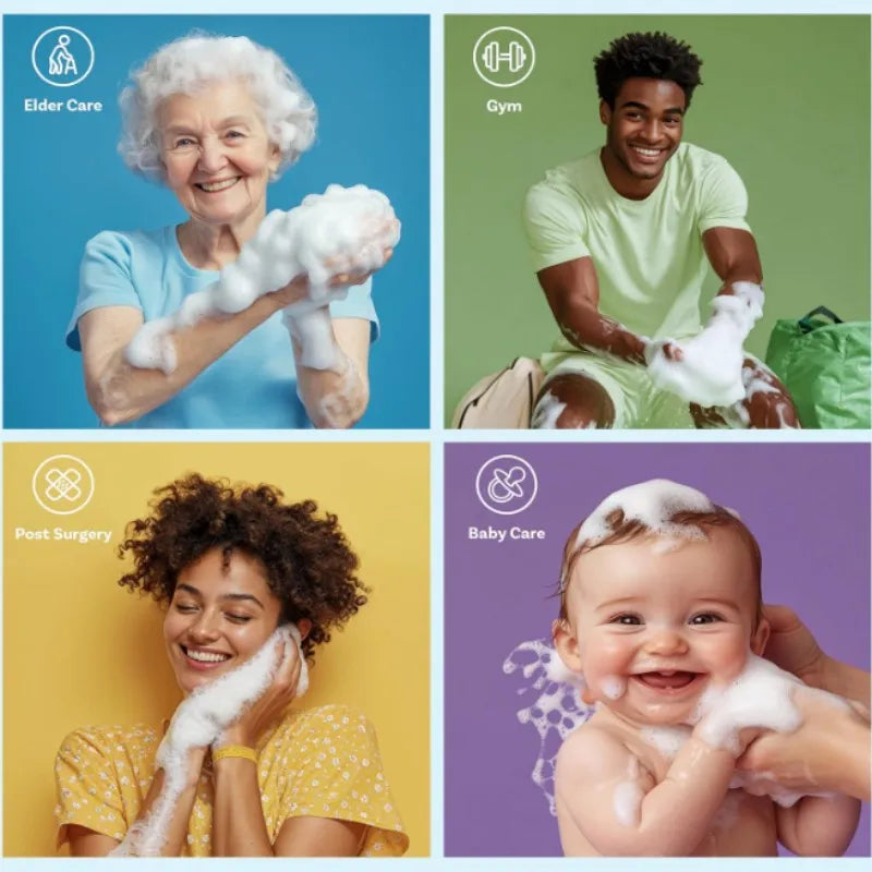 25-Pack Rinse-Free Soap Wipes