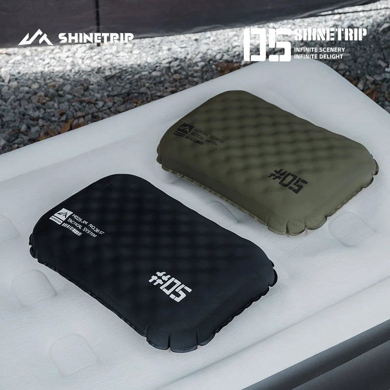 ShineTrip 2-in-1 Inflatable Camping Pillow — Ultralight & Compact