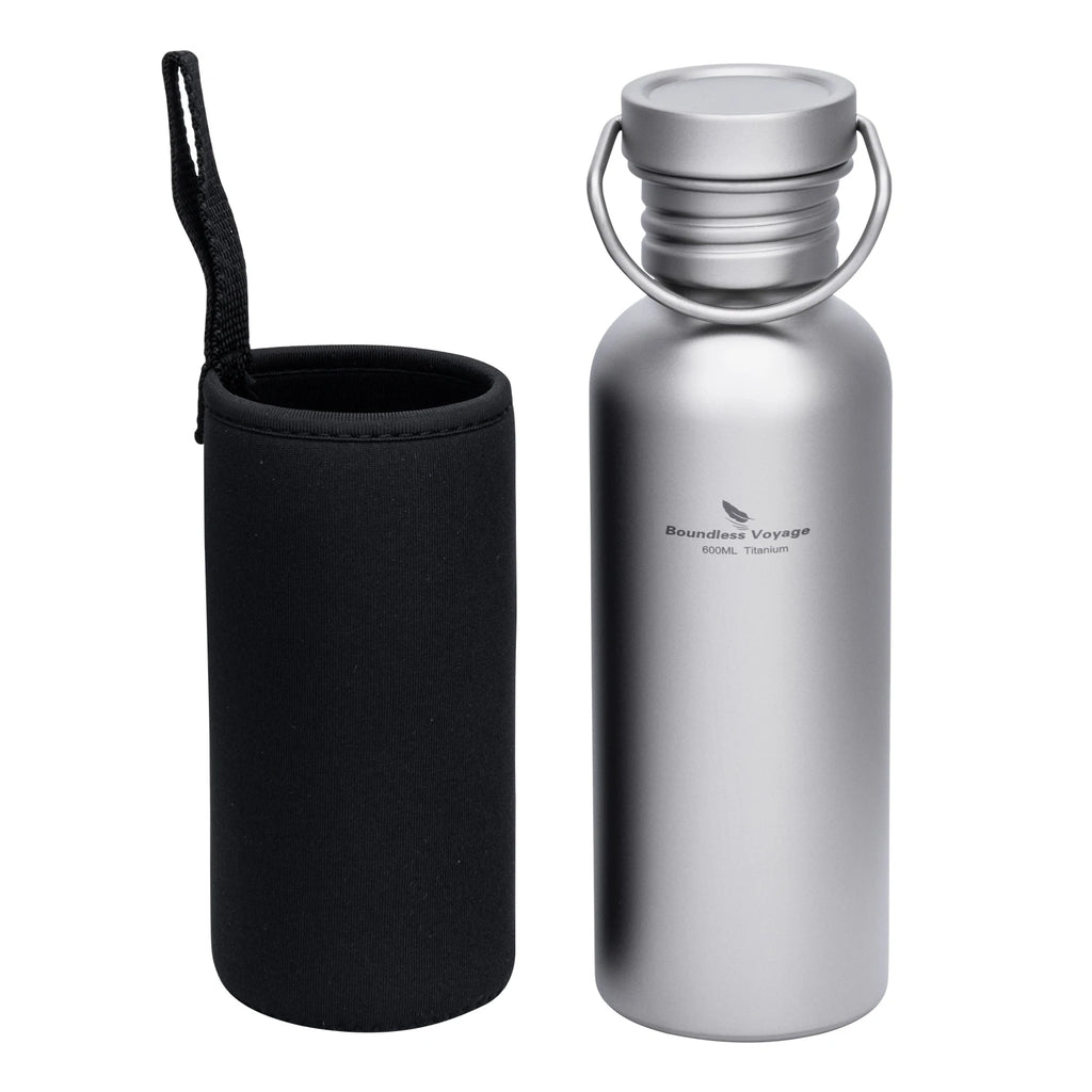 Boundless Voyage Wide-Mouth Titanium Water Bottle