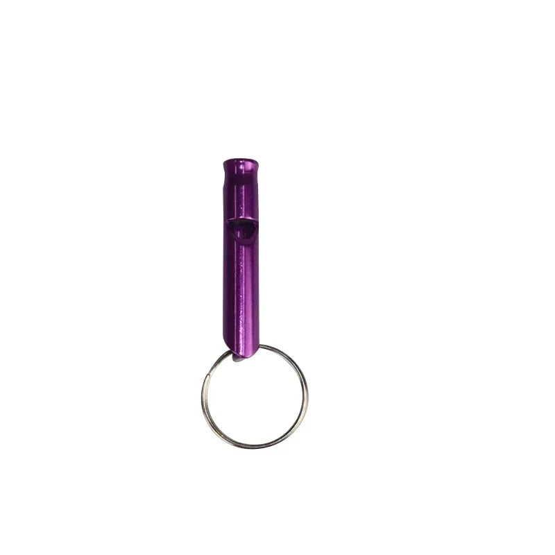 Mini Aluminum Alloy Survival Whistle – Keychain Emergency Whistle for Camping & Outdoors