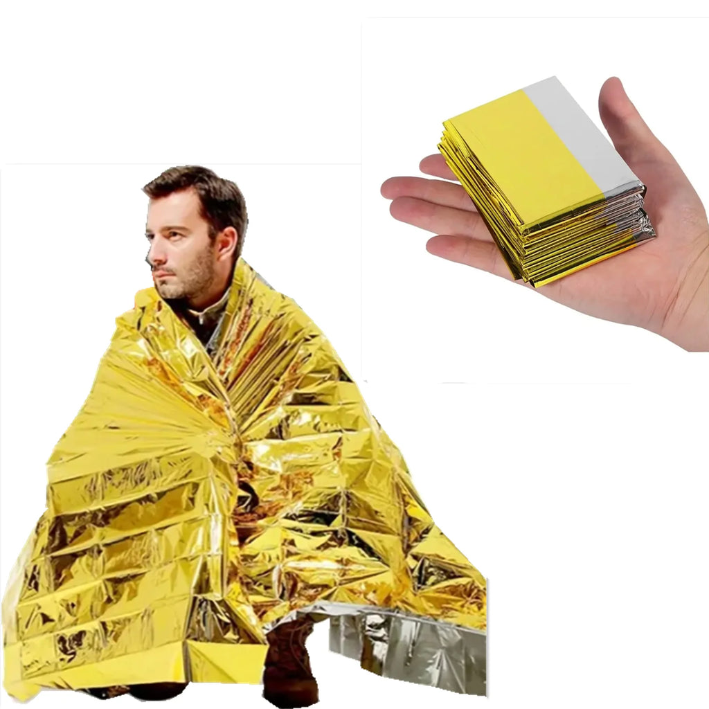 Gold Emergency Thermal Blanket – 160 × 210 cm