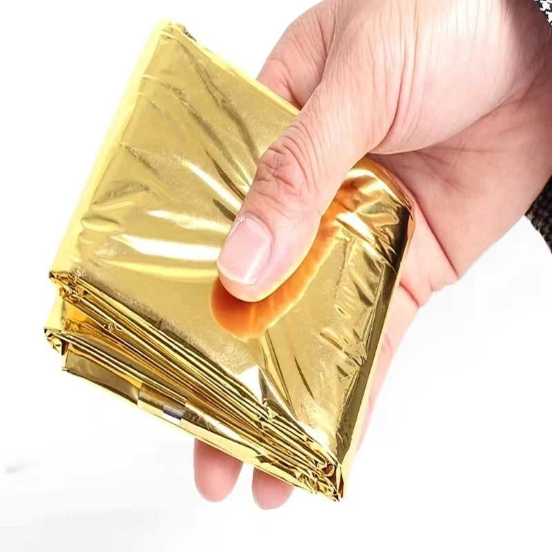 Gold Emergency Thermal Blanket – 160 × 210 cm