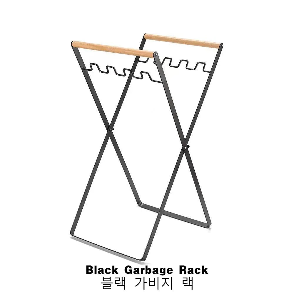 Folding Camping Trash Bag Rack