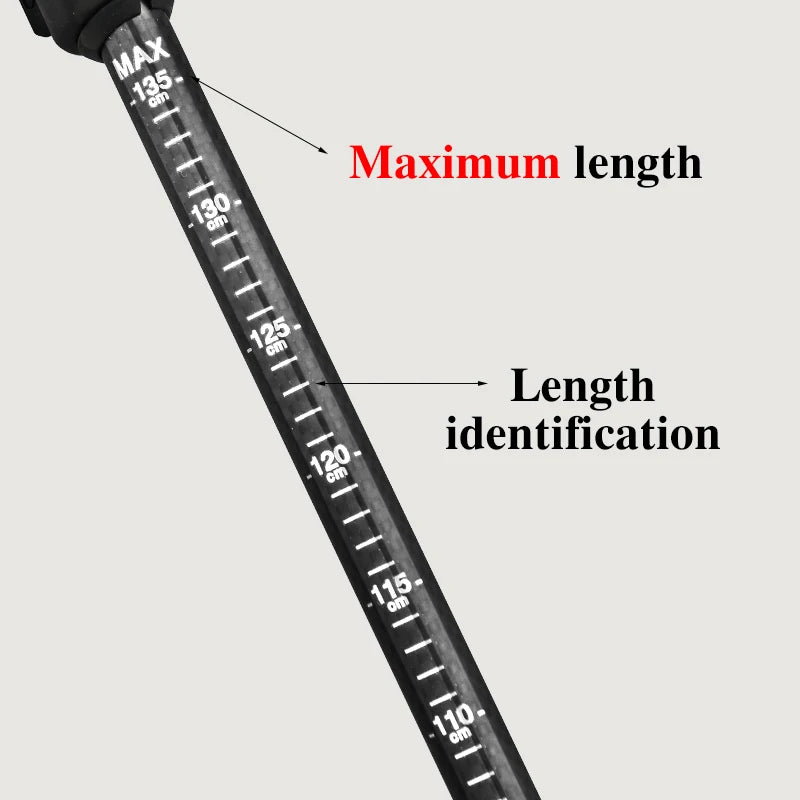 Carbon Fiber Trekking Poles with Anti-Shock - Pair