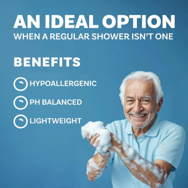 25-Pack Rinse-Free Soap Wipes