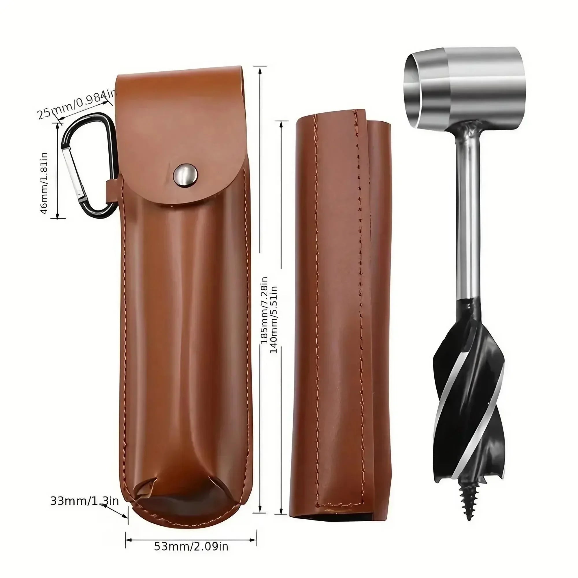 Bushcraft Multitool with Hand Drill - Camp Tool