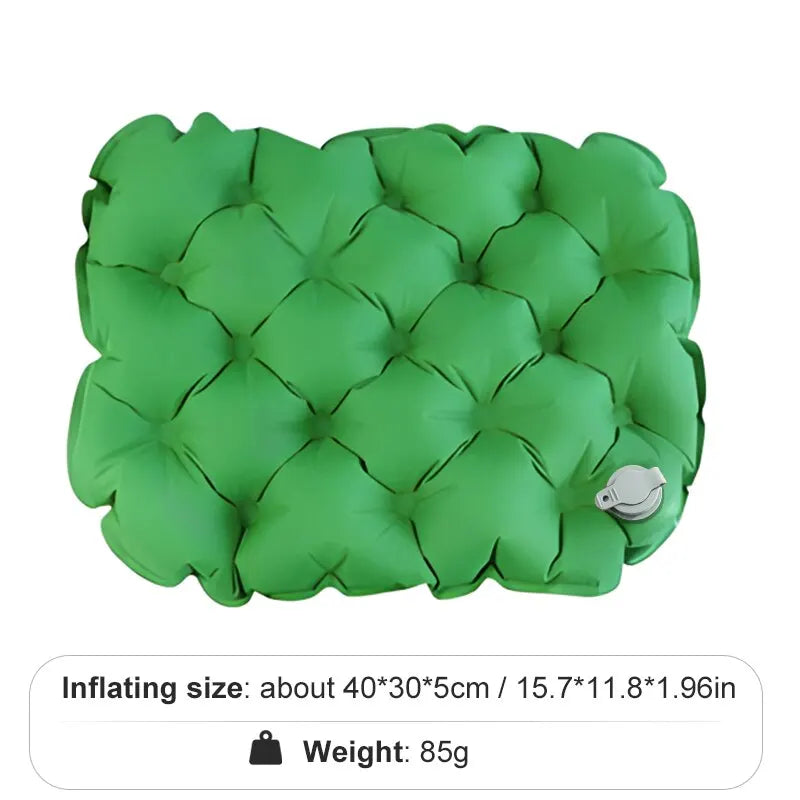 Ultralight Inflatable Camping Seat Cushion for Motorcycle Adventures