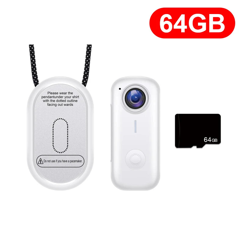 DIXSG Magnetic 1080P Body Camera – WiFi, Helmet & Motorcycle Mount, Loop Recording