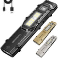 PASIION EDC Tactical Flashlight — Dual-Switch, Digital Display | Flat Pocket Light