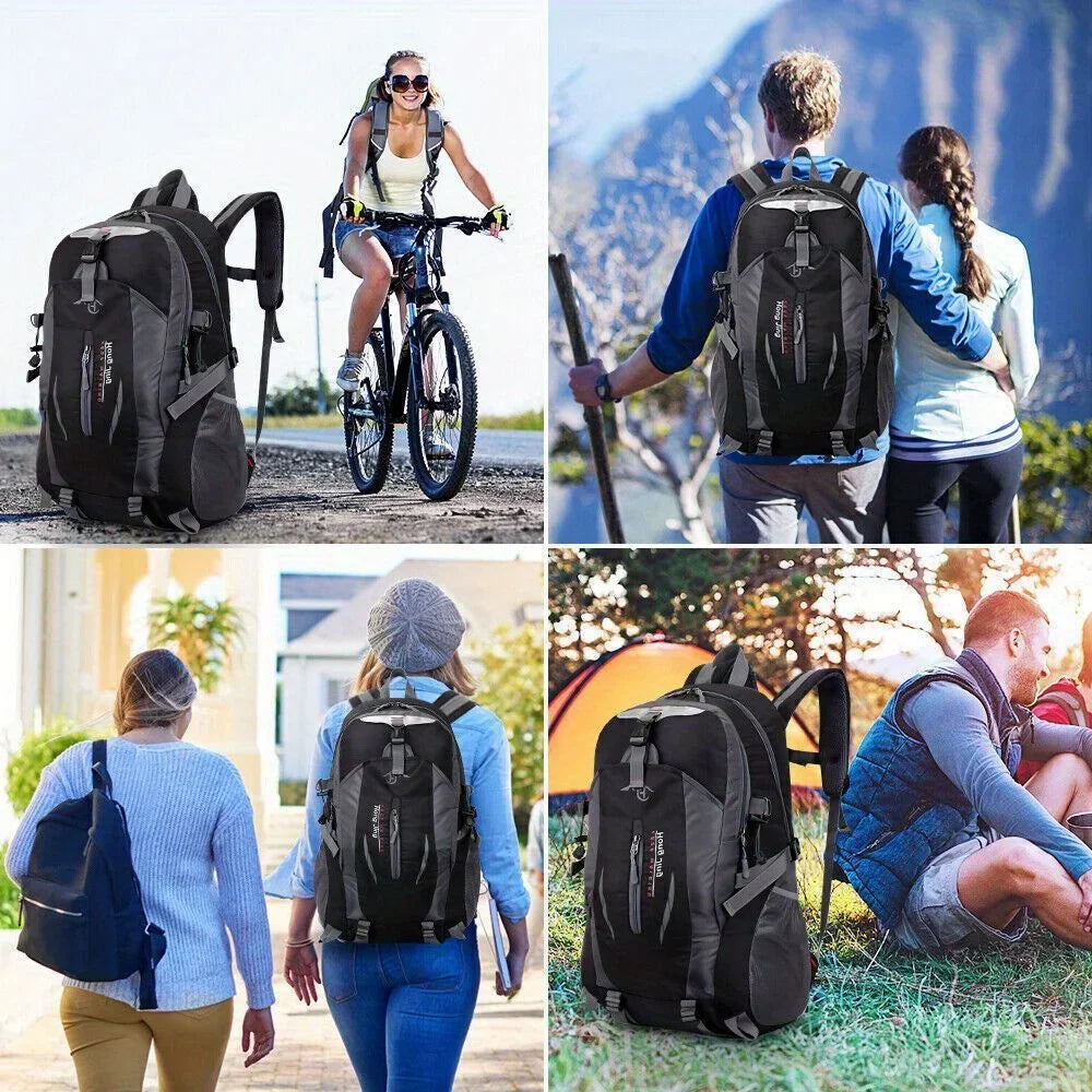 Large Capacity Nylon Backpack for Hiking, Climbing & Camping