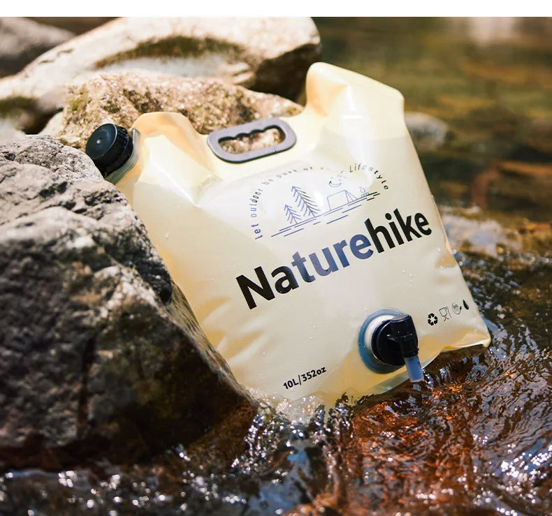 Naturehike 10L Folding Water Storage Bag – Leak-Proof Collapsible Container for Camping & Hiking