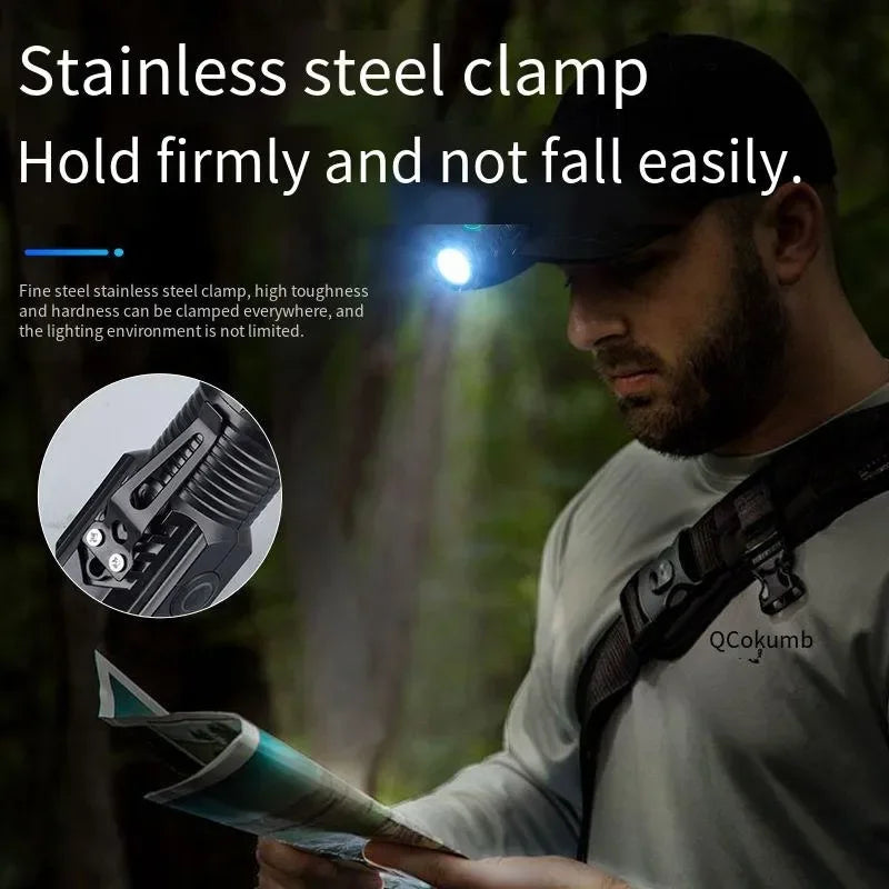 Mini LED Flashlight USB Rechargeable with Pen Clip