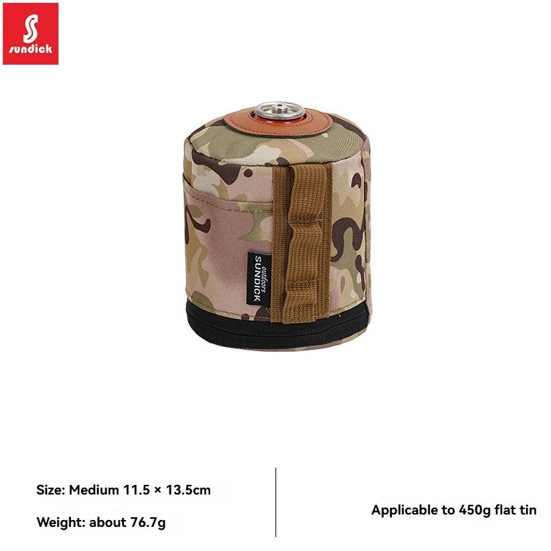 Camping Gas Can Protective Cover – Nylon Sleeve for Fuel Cylinders