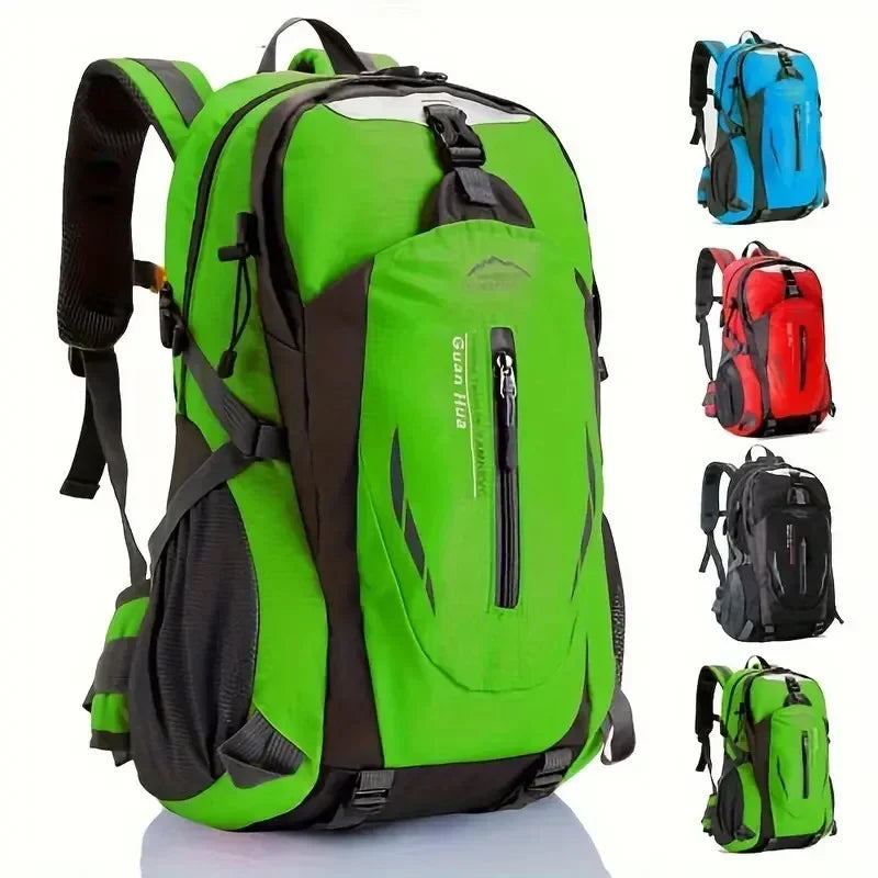 Large Capacity Nylon Backpack for Hiking, Climbing & Camping
