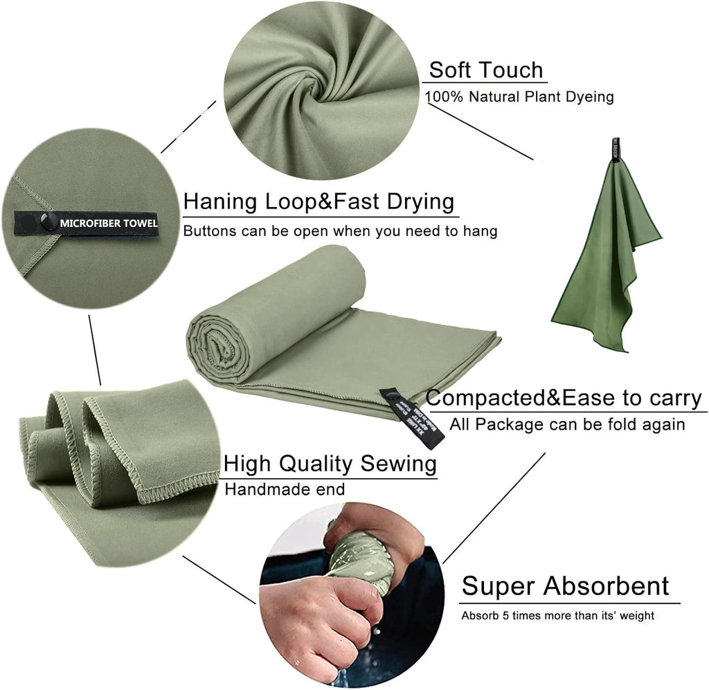 Microfiber Towel – Quick-Dry, Super Absorbent Towel