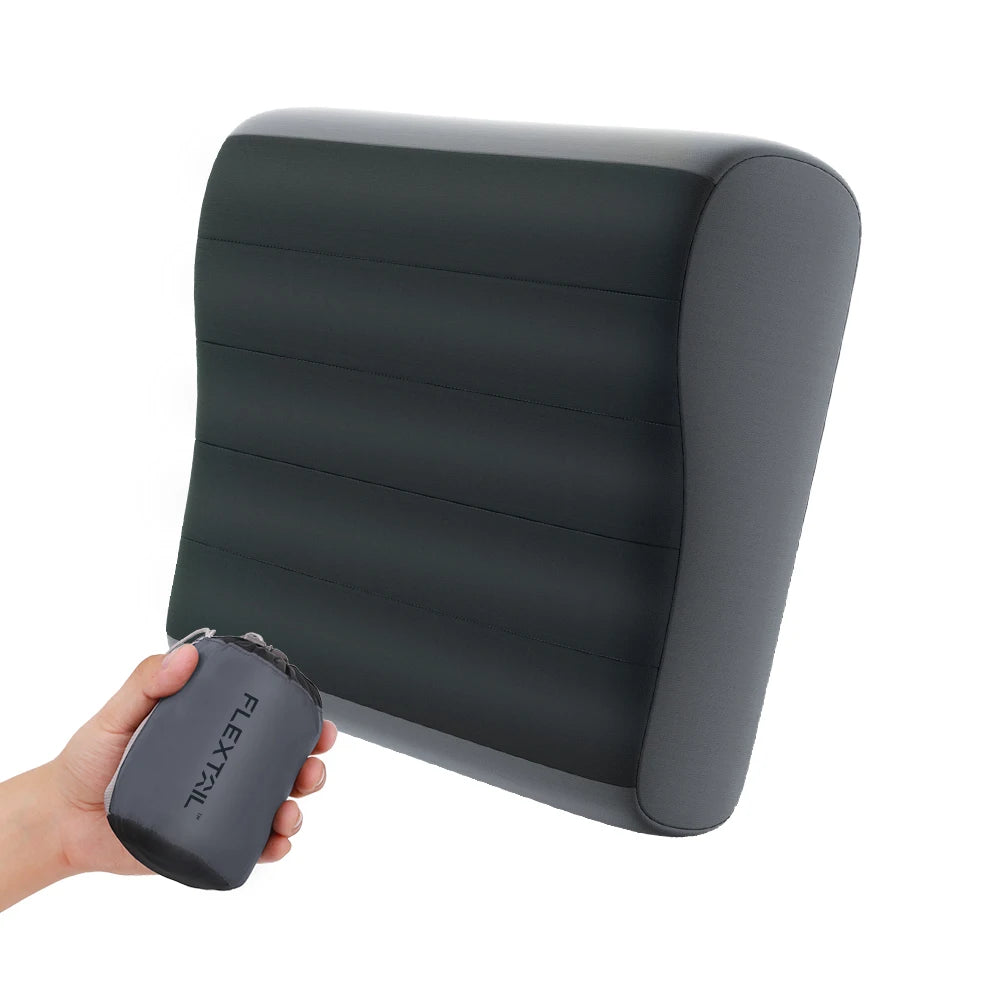 Flextail Inflatable Camping Pillow – Ergonomic, Lightweight & Washable