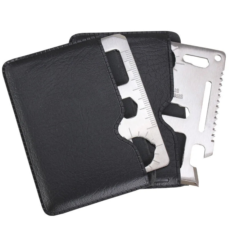 Credit Card Multitool - 11-in-1 Wallet-Sized Tool