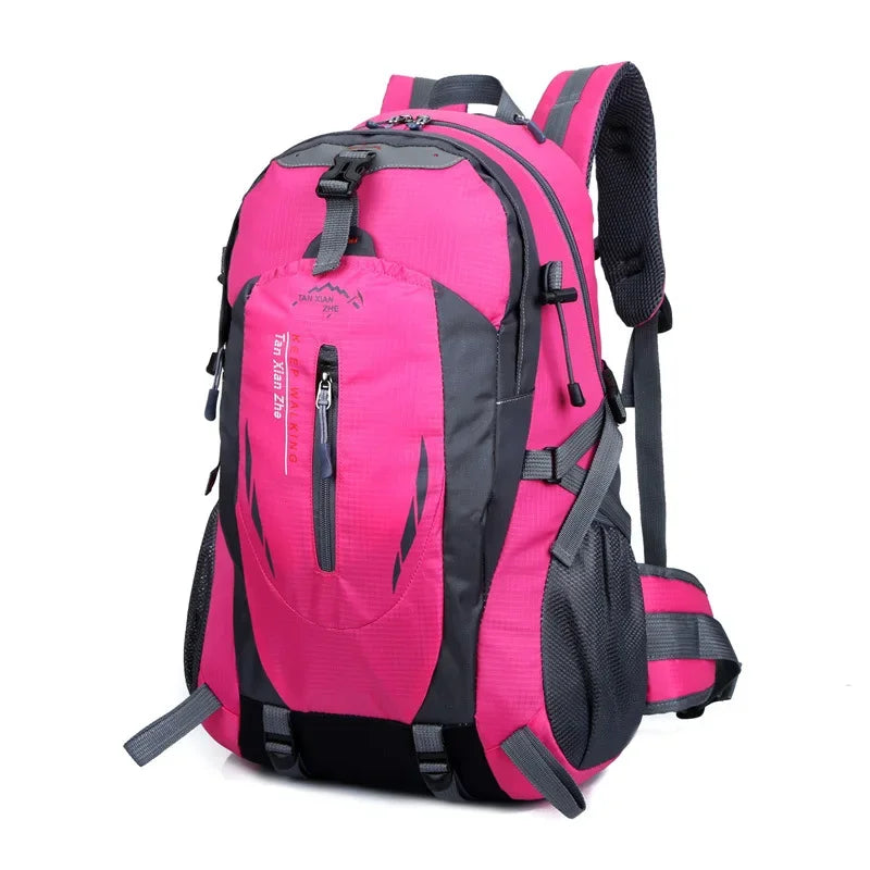 Large Capacity Nylon Backpack for Hiking, Climbing & Camping