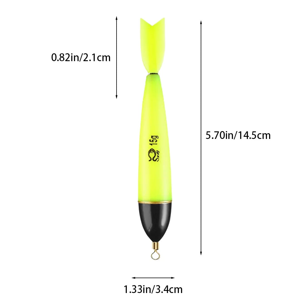 Night Fishing Float – LED Light-Up Bobber for Sea, Ocean & Rock Fishing (5g / 10g / 15g / 20g)
