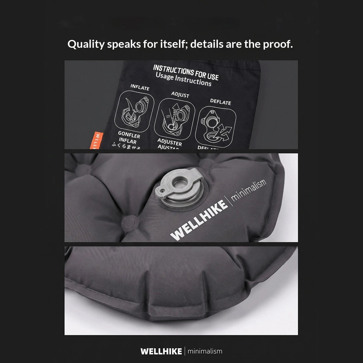 Ultralight Inflatable Seat Cushion — 80g Portable Lumbar & Sit Pad for Camping, Hiking & Travel