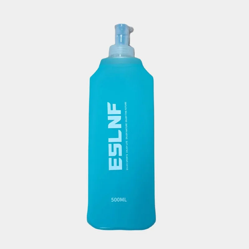 Collapsible Water Bottle – 500ml BPA-Free Soft Flask for Running, Hiking & Camping