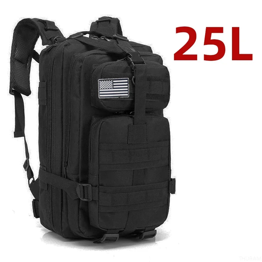 25L/50L Waterproof Tactical Backpack - Motorcycle Camping Hiking Rucksack