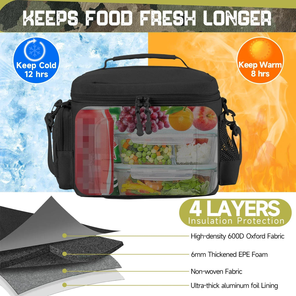 ReFire Gear 13L Tactical Cooler Bag – Insulated Lunch Backpack for Camping & Outdoors
