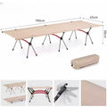 Portable Folding Camp Cot — Lightweight Aluminum, 330 lb Capacity, High & Low Positions