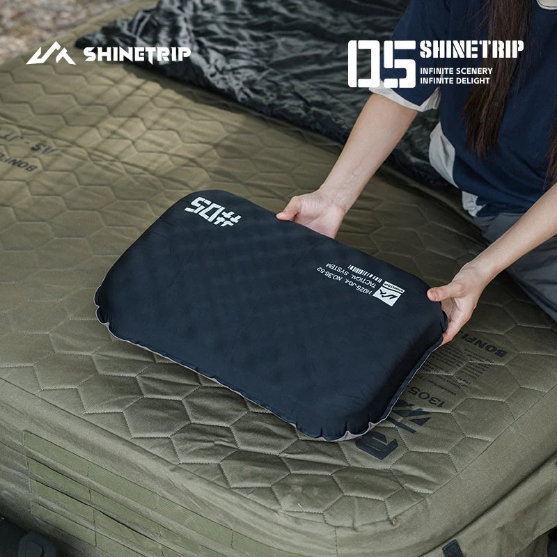 ShineTrip 2-in-1 Inflatable Camping Pillow — Ultralight & Compact