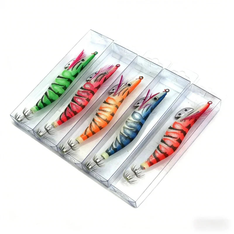 Glow-in-the-Dark Shrimp Jig for Fishing