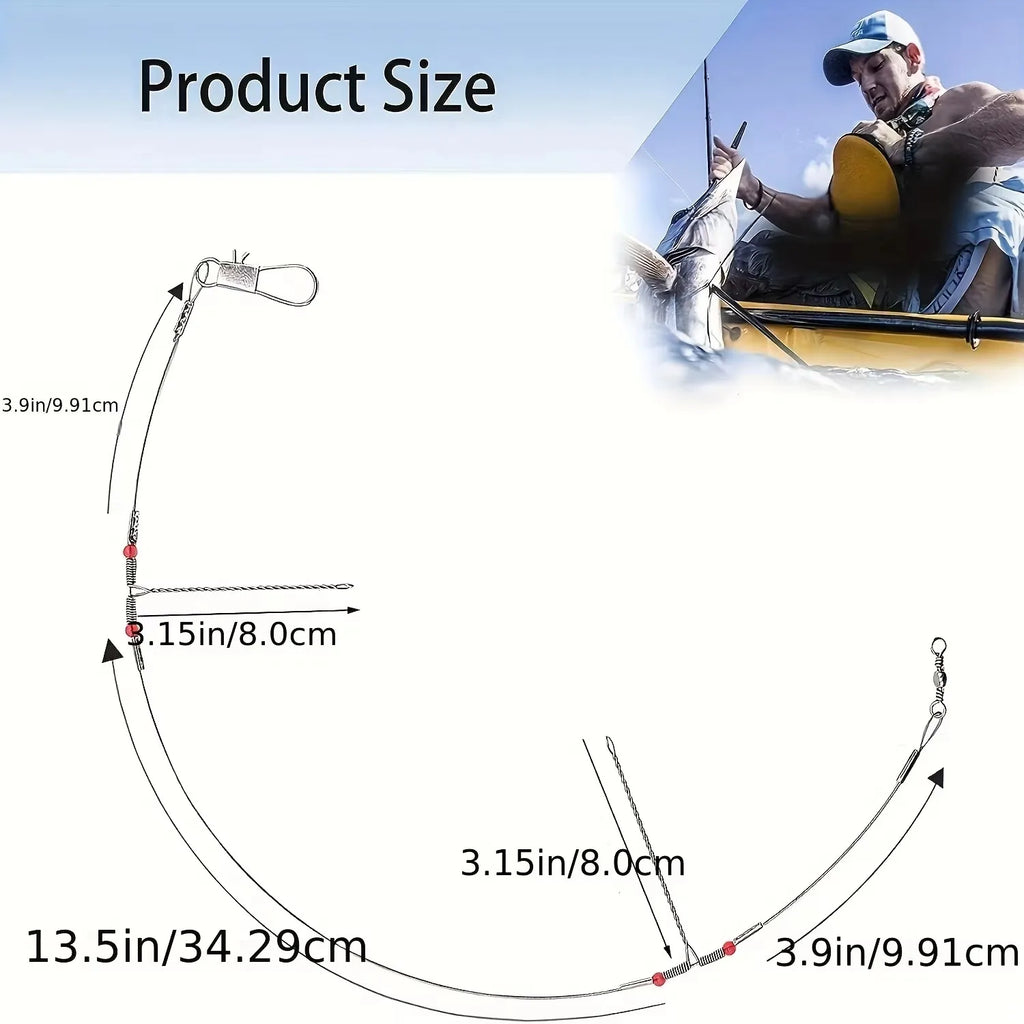 Pre-Tied Leaders with Swivels