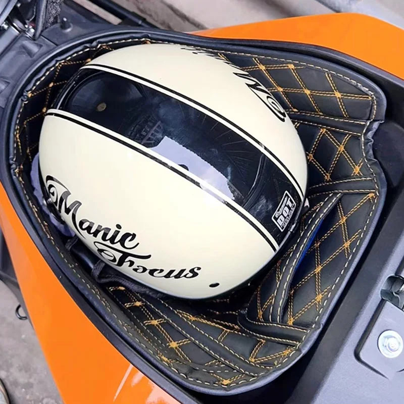 Honda NC750X Seat Storage Box Liner – PU Leather Inner Pad (2013–2024)