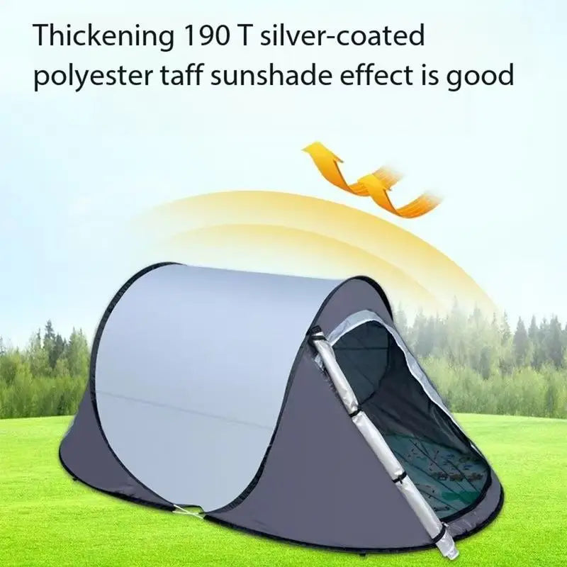 Pop-Up Tent 1-2 Person -  Quick Setup Tent for Motorcycle Camping