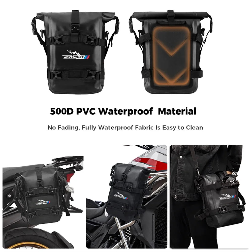 Waterproof Motorcycle Crash Bar Dry Bags (Set of 2)