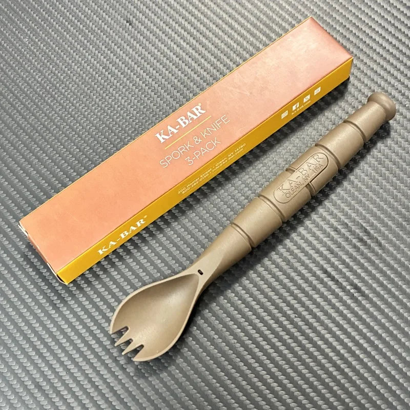Tactical EDC - Fork- Spoon- Knife Combo Cutlery Set