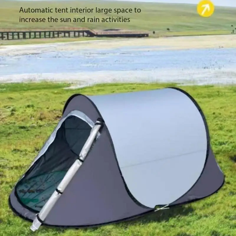 Pop-Up Tent 1-2 Person -  Quick Setup Tent for Motorcycle Camping