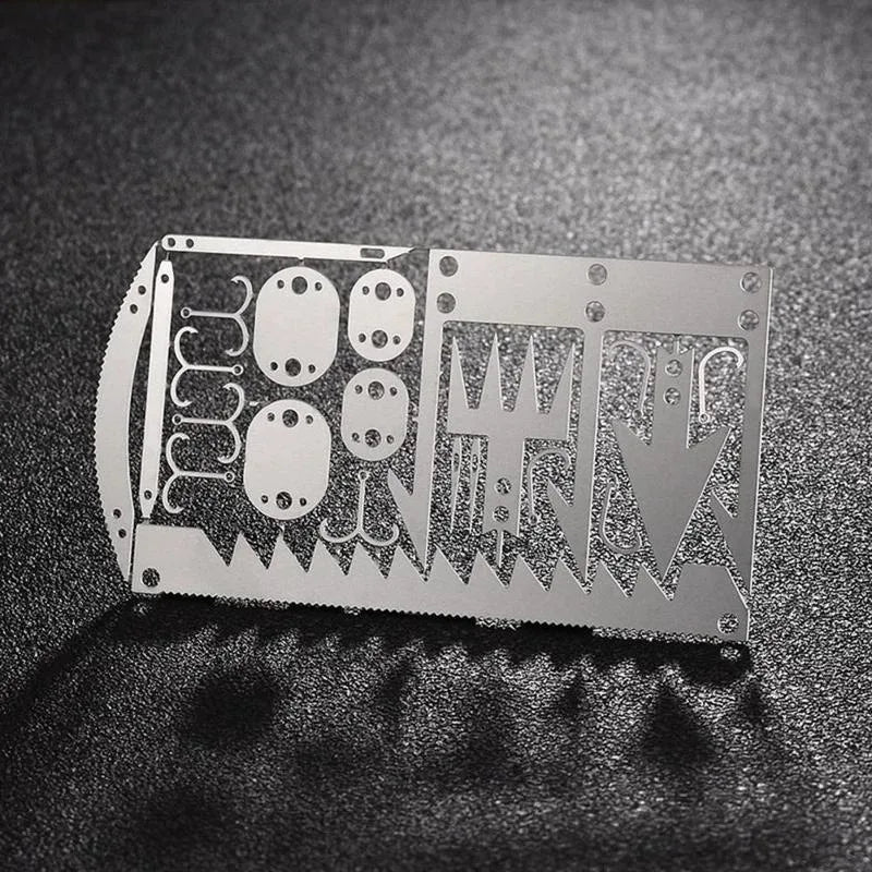 Wallet Size EDC 22-in-1 Survival Multi-Tool Card