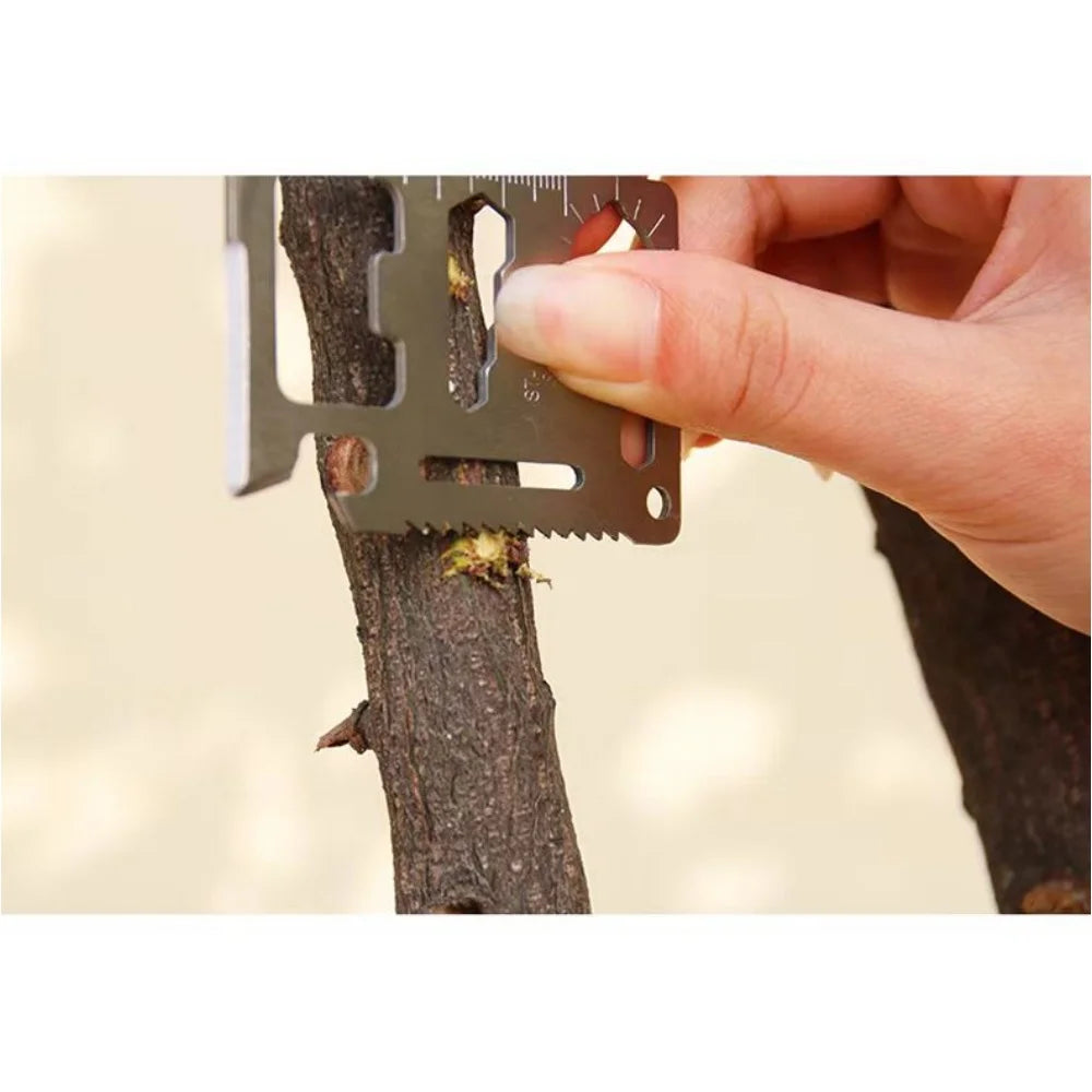 Credit Card Multitool - 11-in-1 Wallet-Sized Tool