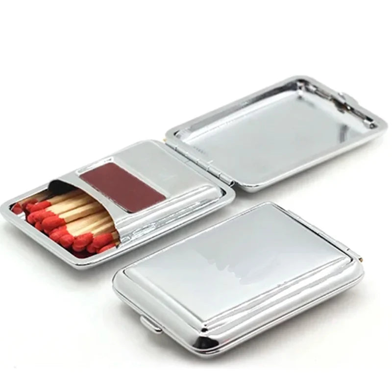 Waterproof Stainless Steel Match Case - Sealed Emergency Fire Starter