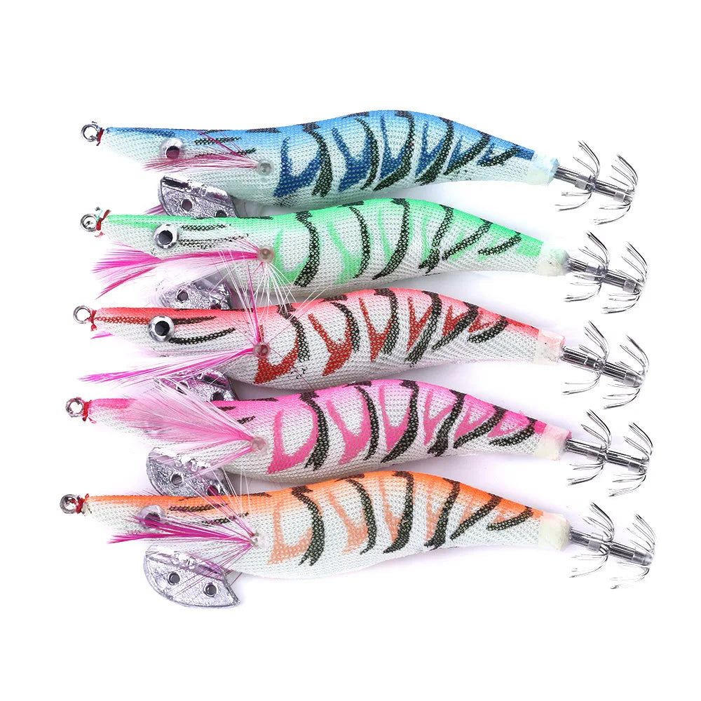 Glow-in-the-Dark Shrimp Jig for Fishing
