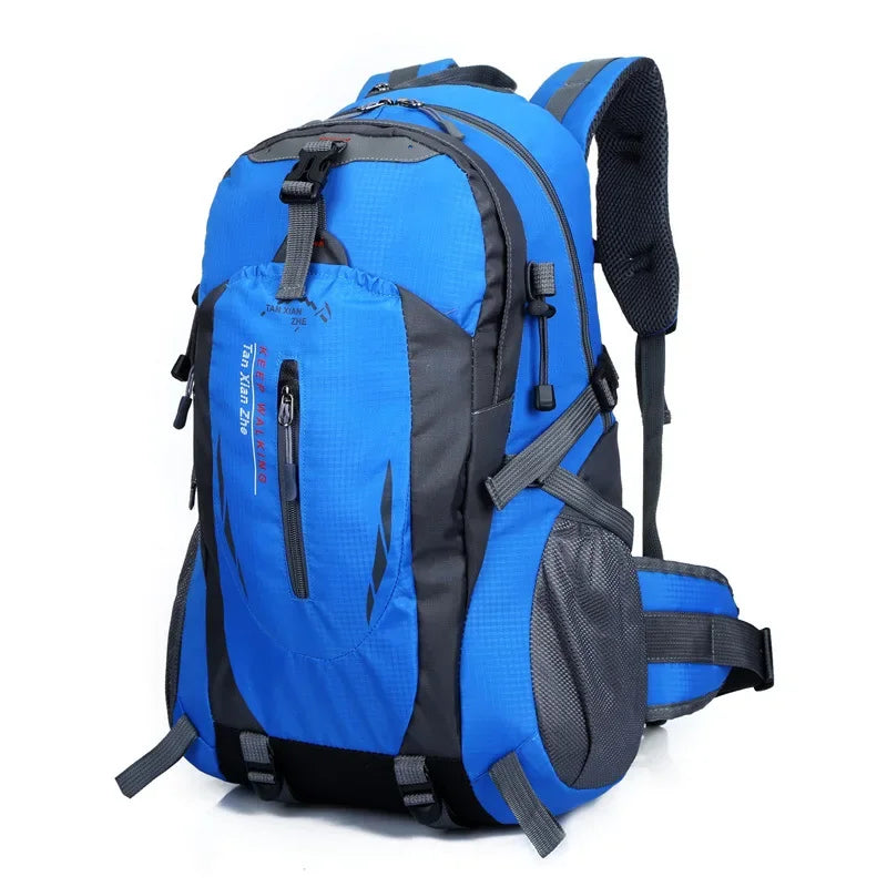 Large Capacity Nylon Backpack for Hiking, Climbing & Camping