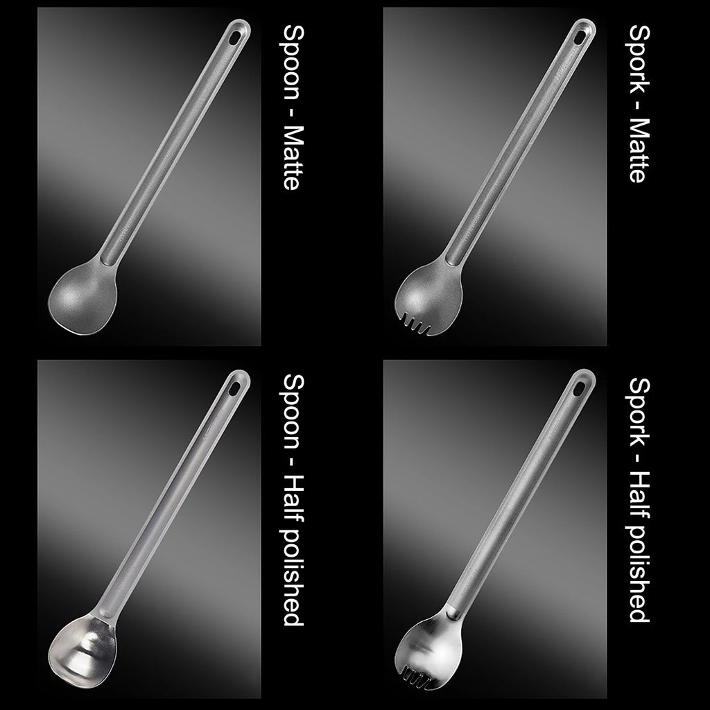 Titanium Long Handle Spork