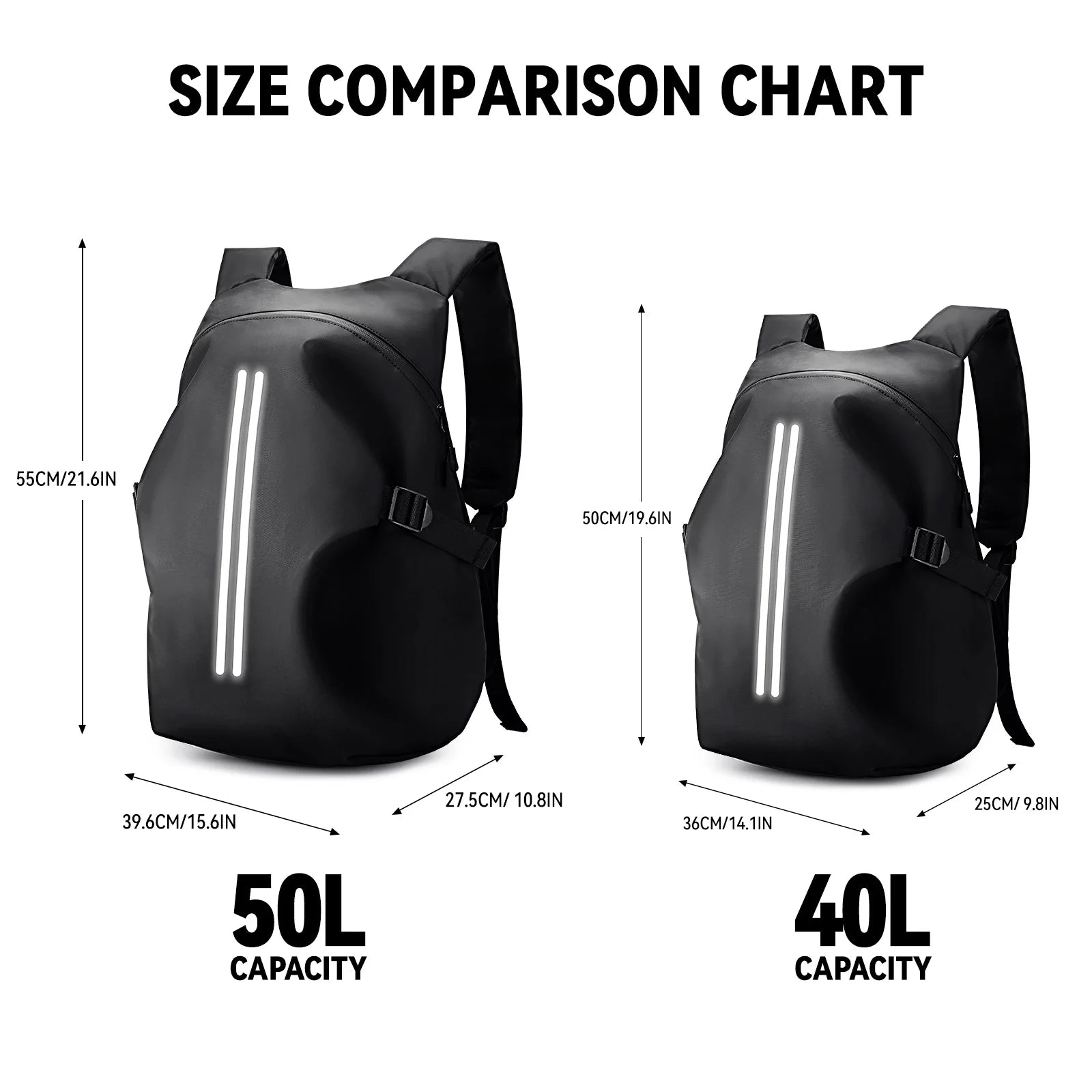 Men's Reflective-Waterproof Backpack