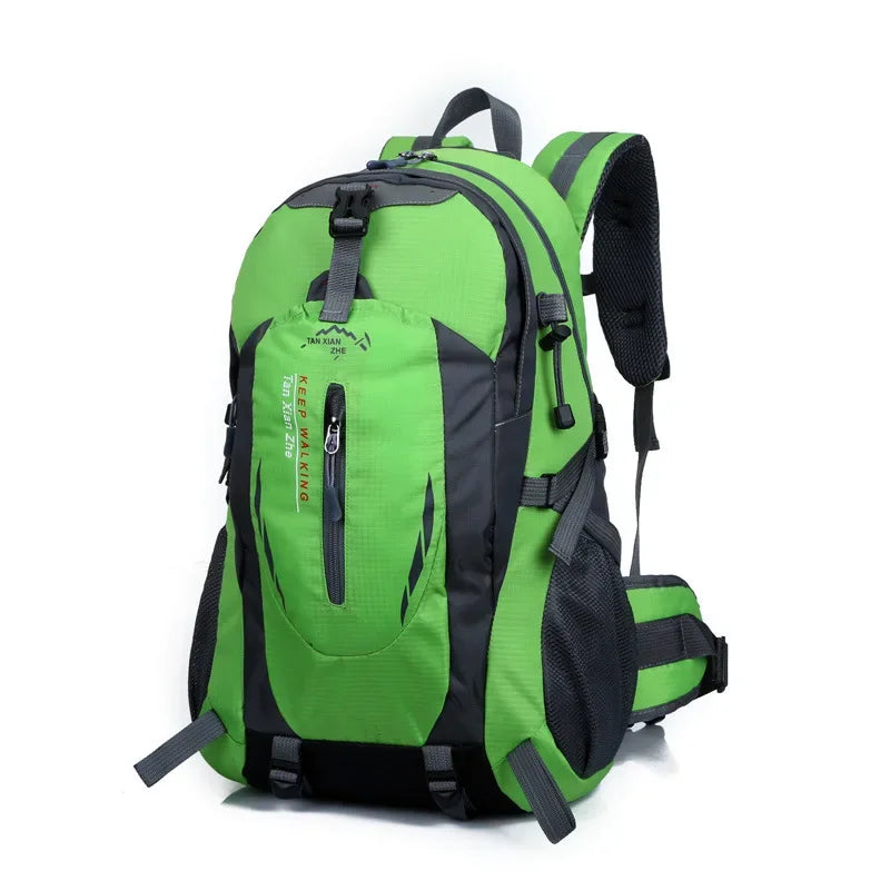 Large Capacity Nylon Backpack for Hiking, Climbing & Camping