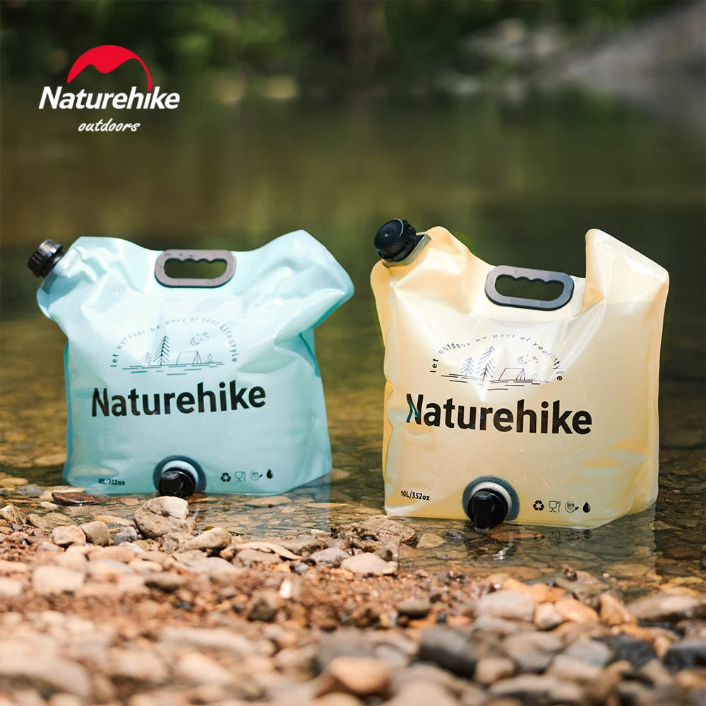 Naturehike 10L Folding Water Storage Bag – Leak-Proof Collapsible Container for Camping & Hiking