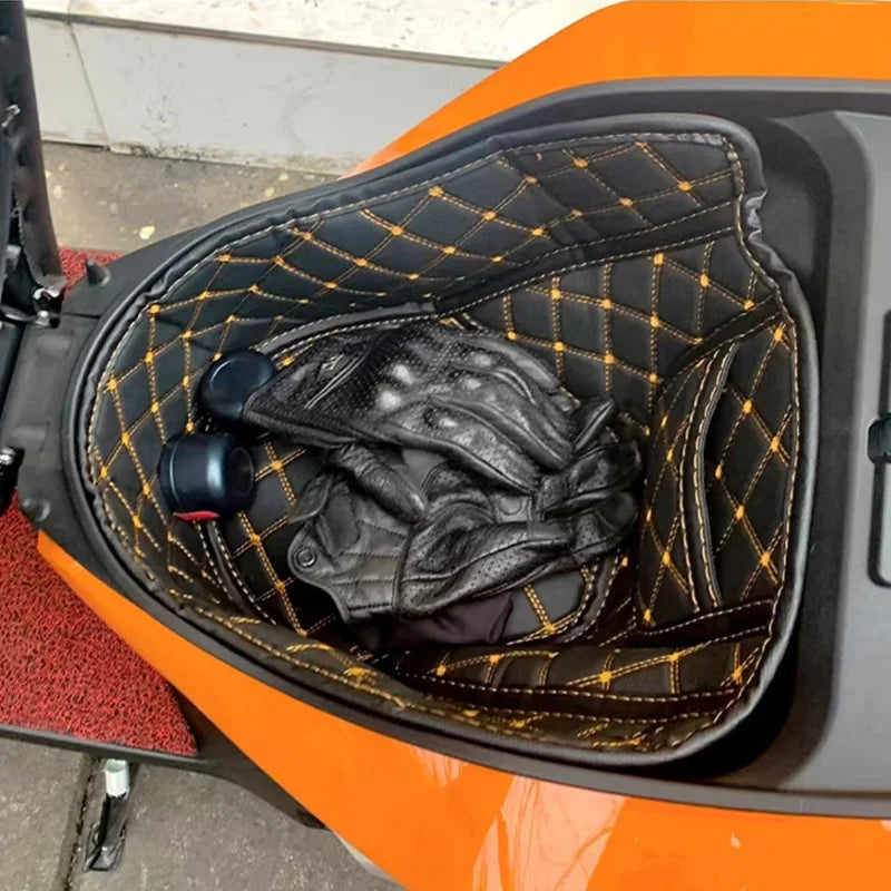 Honda NC750X Seat Storage Box Liner – PU Leather Inner Pad (2013–2024)