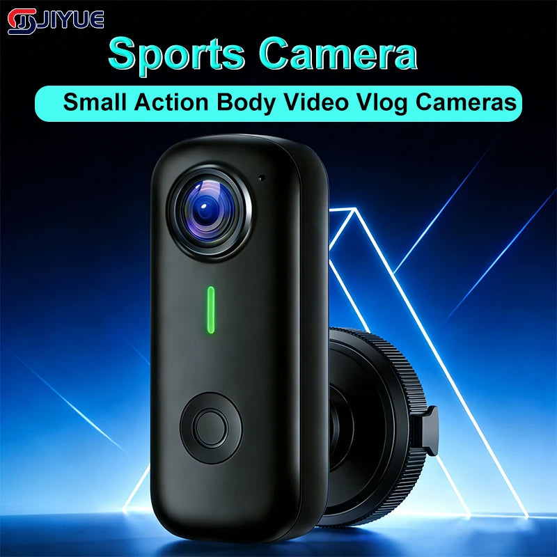 DIXSG Magnetic 1080P Body Camera – WiFi, Helmet & Motorcycle Mount, Loop Recording