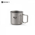 Mini Titanium Camping Cup with Folding Handle