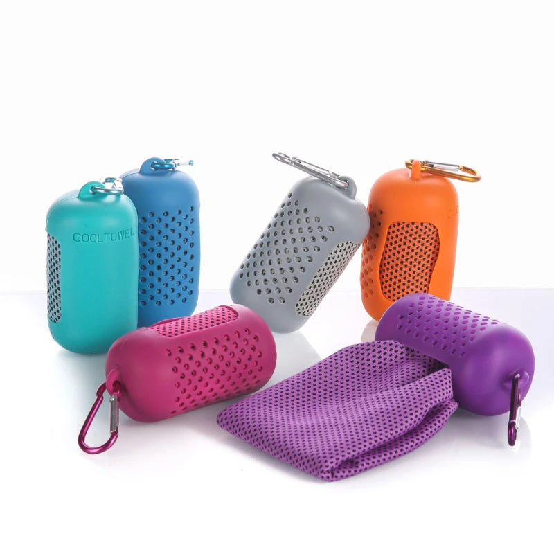 Microfiber Cooling Towel – Lightweight Camping & Sports Towel for Neck & Face