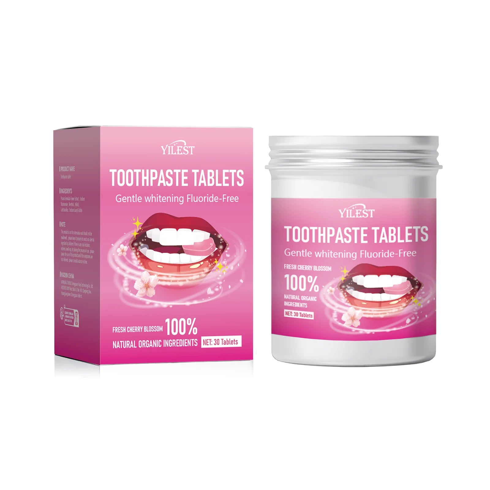Oral Hygiene Solid Toothpaste Tablets easy to carry for camping